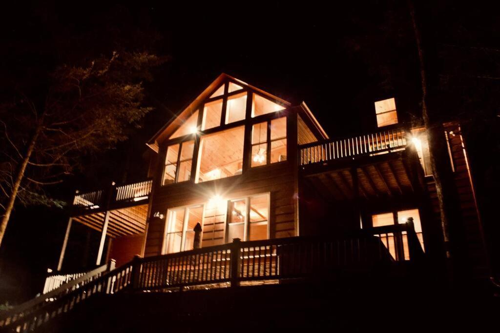 Private Creekside Cabin+Hot Tub,Pool Table, & Pets Ellijay Eksteriør bilde